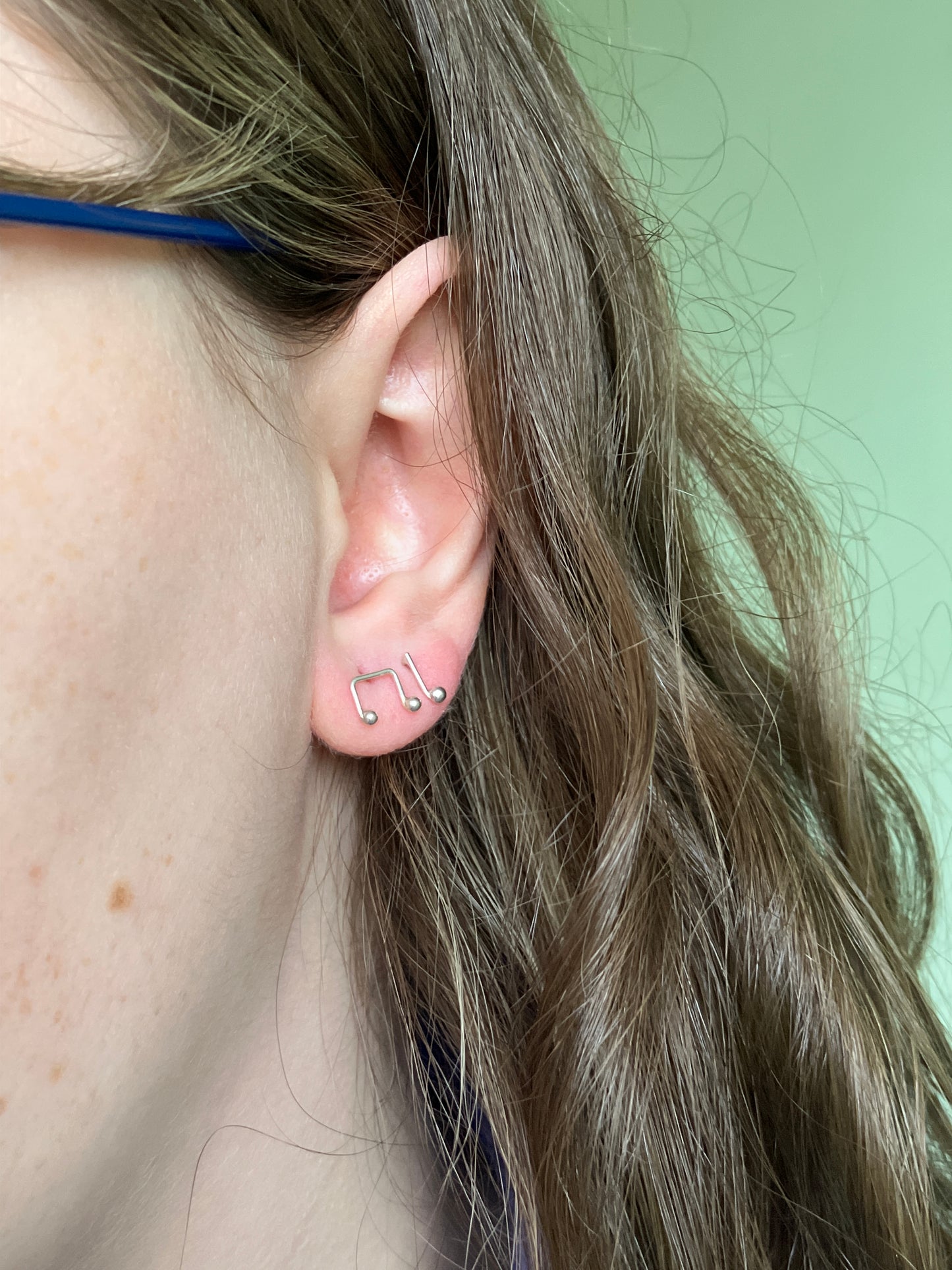 Misc/Hobbies Studs - Sterling Silver Stud Earrings