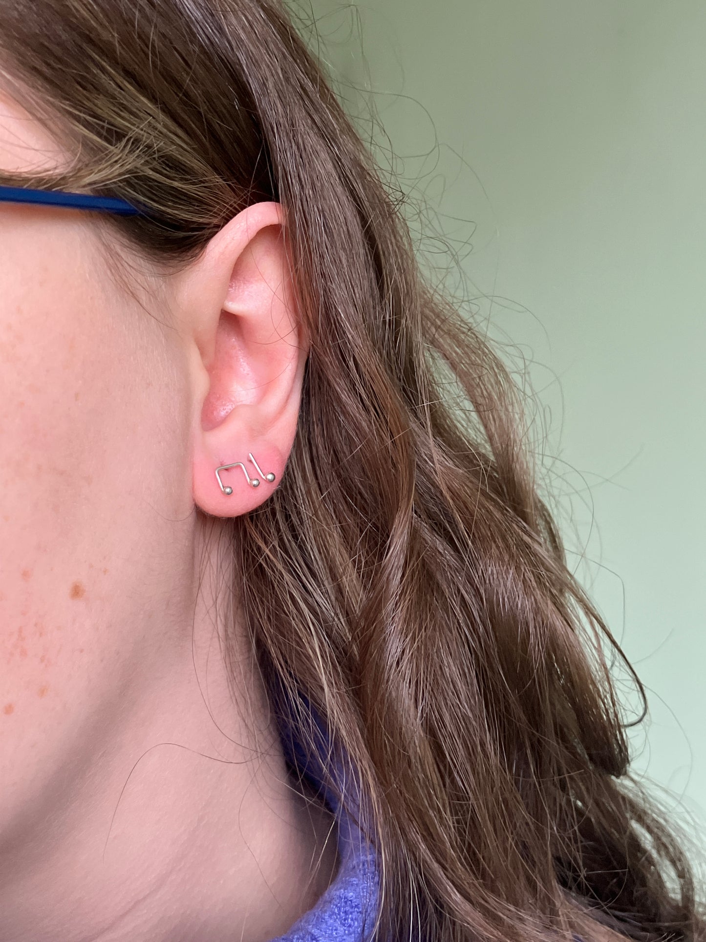 Misc/Hobbies Studs - Sterling Silver Stud Earrings
