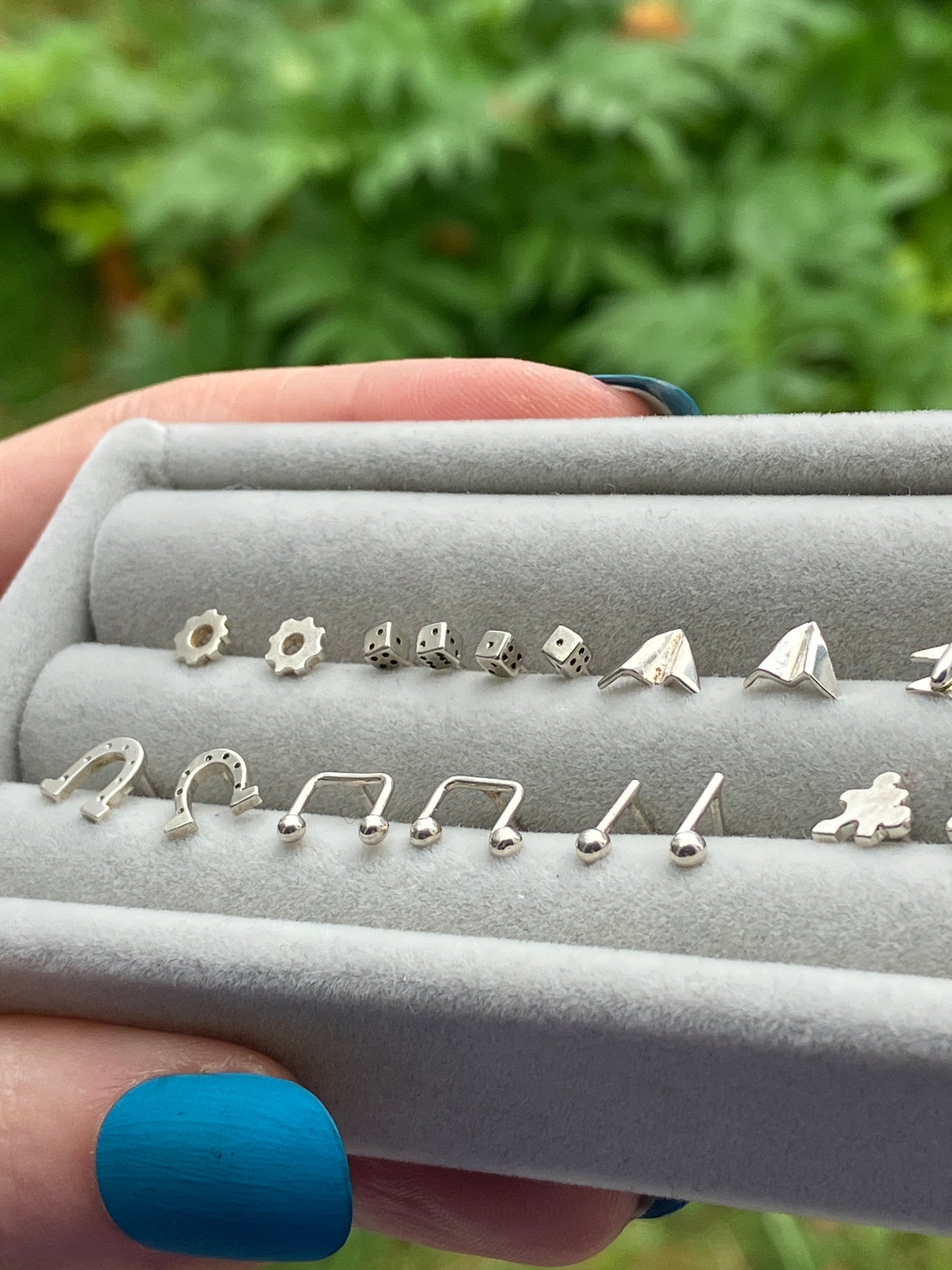 Misc/Hobbies Studs - Sterling Silver Stud Earrings