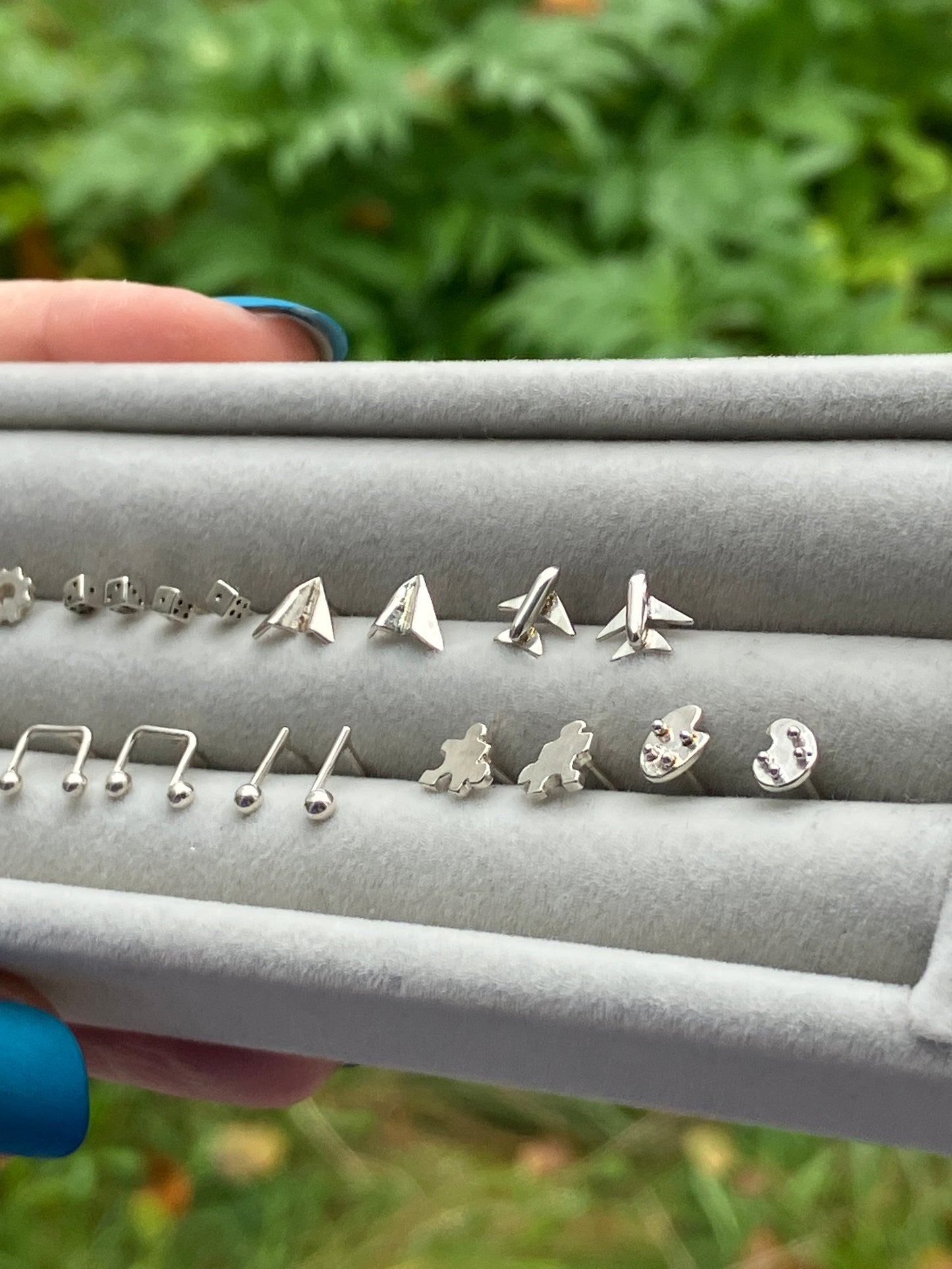 Misc/Hobbies Studs - Sterling Silver Stud Earrings