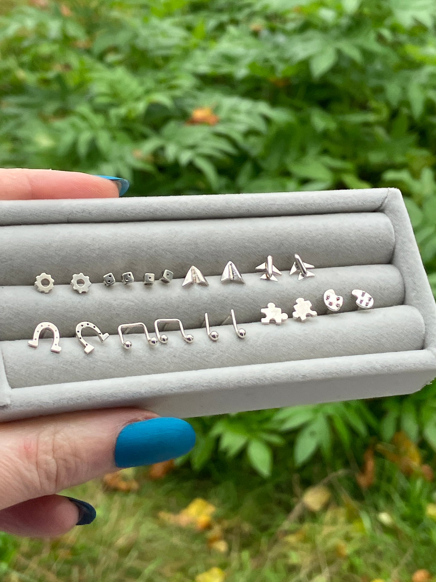 Misc/Hobbies Studs - Sterling Silver Stud Earrings