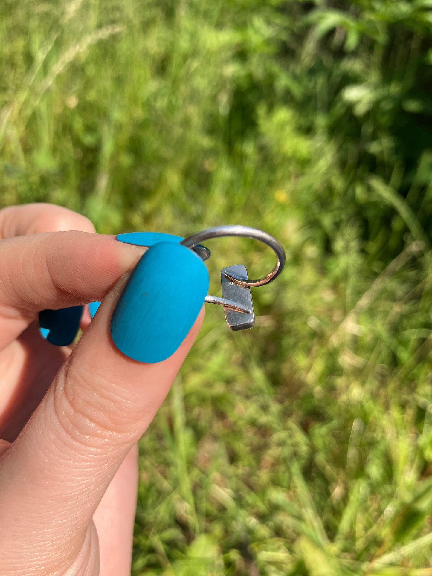 Australian Boulder Opal and Sterling Silver Ring - UK Size M